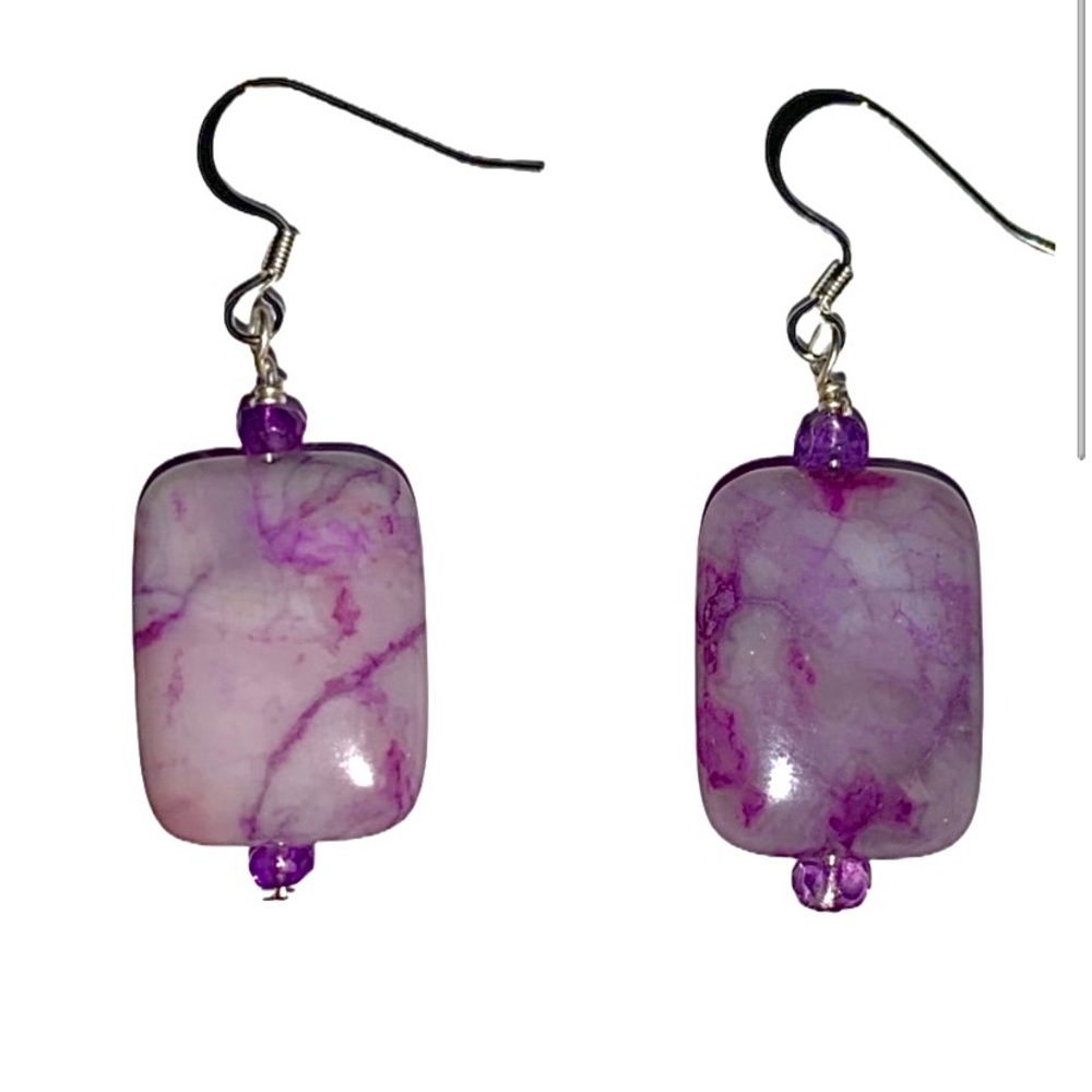 Purple Ocean Jasper.& Amethyst.